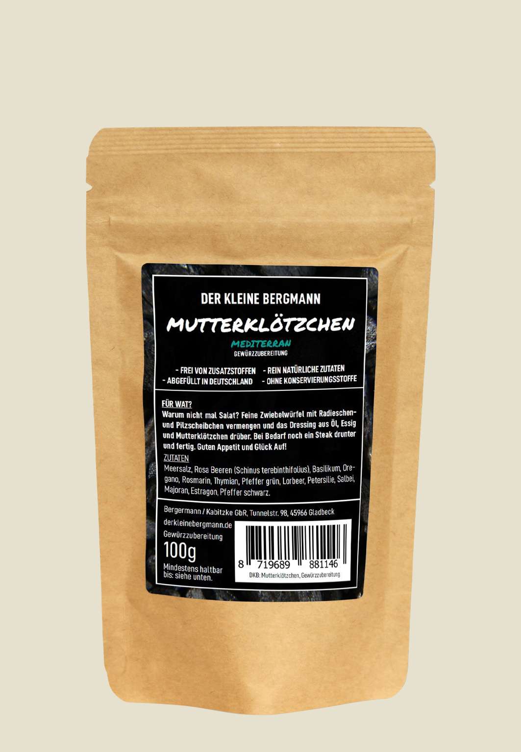 Genusspaket 06: wein + gewürzmischung "mutterklötzchen"