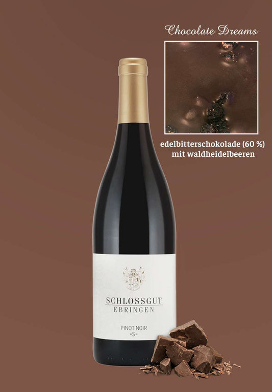 Genusspaket 02: wein + schokolade mit waldheidelbeere