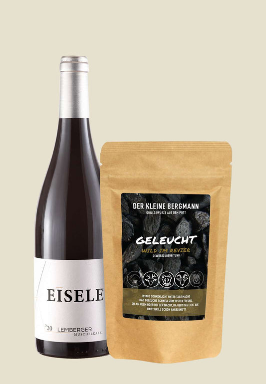 Genusspaket 04: wein + gewürzmischung "geleucht"